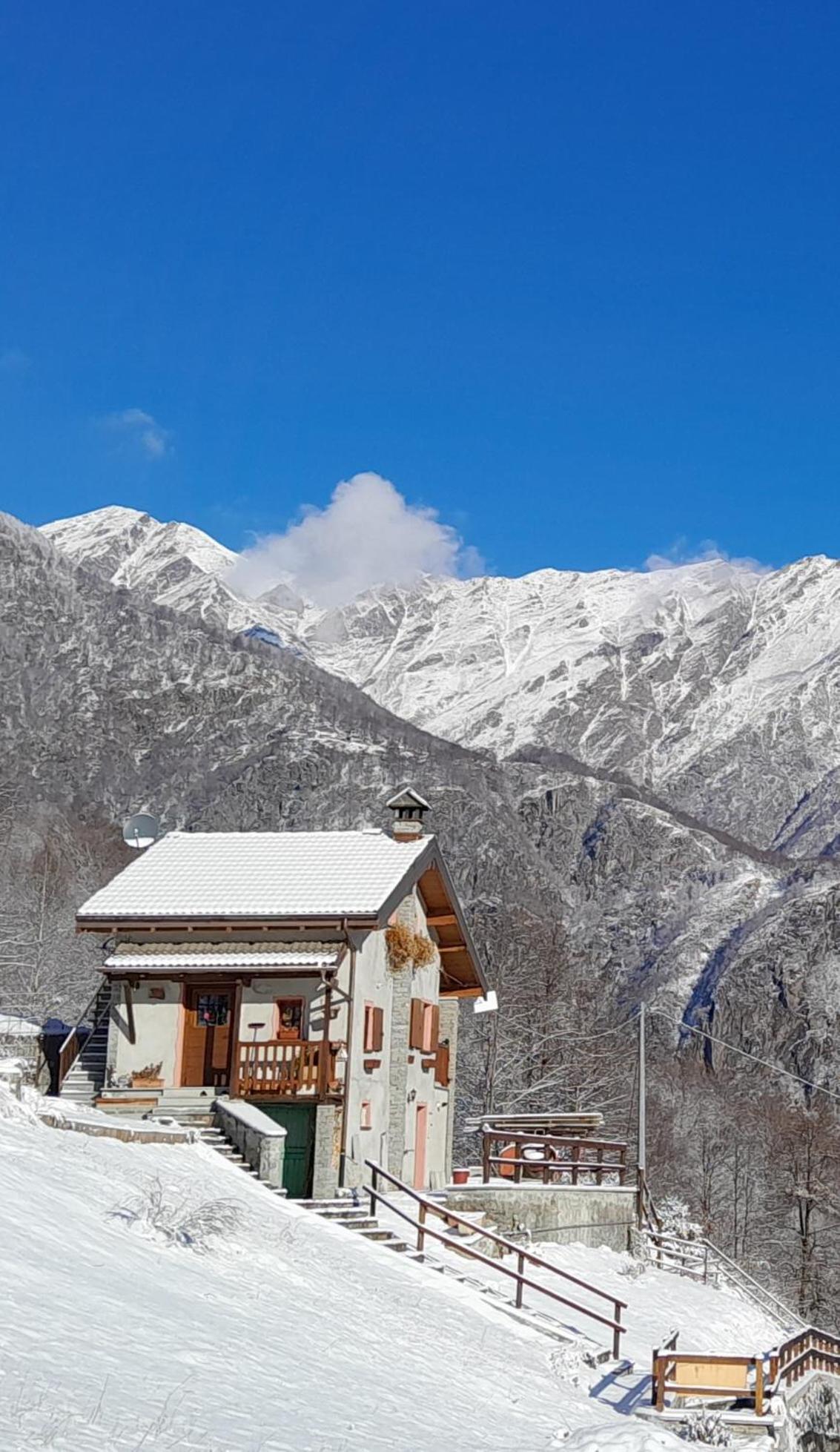 Casa All'Alpe Gaggetto B & B Anzino Kültér fotó